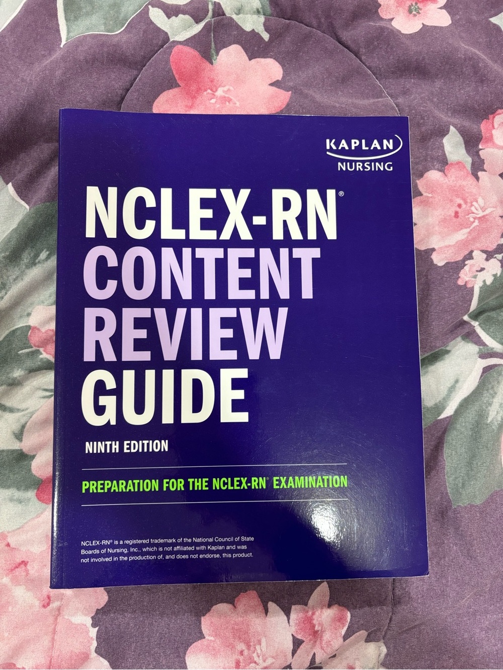 Kaplan NCLEX-RN Content Review Guide - Purple 9th Edition